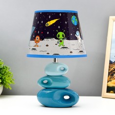 RISALUX Настольная лампа Космические обитатели Е14 40Вт 25х25х38 см