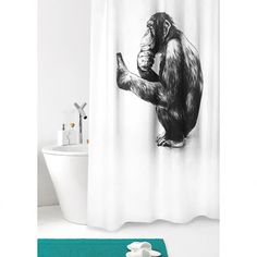 Штора для ванной Monkey 180х200 Bacchetta