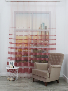 Тюль Amore Mio 11215 300x270, брусника, 1 шт.