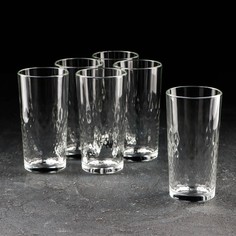 Набор стаканов высоких «Геометрия», 230 мл, 6 шт Гусь Хрустальный