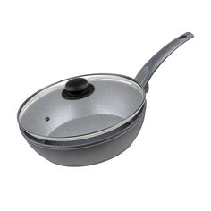 Сковорода HITT Cosmopolitan Soho 28см глубок а/п покрытие стекл крышка