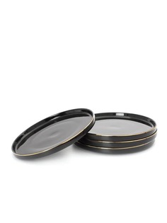 Тарелка десертная BLACK GOLD 21см Domenik