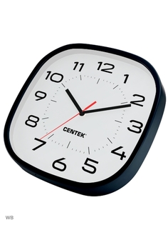 Часы настенные Centek СТ-7106 <White> (белый) 30 см диам., шаговый ход, кварцевый механизм