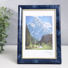 Фоторамка пластик "Офис 8" 10х15 см, бирюза No Brand