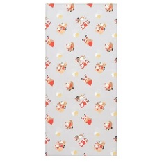 Полотенце Этель "Санта" 70х146 см, 100% хлопок 160гр/м2 No Brand