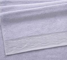 Махровое полотенце для рук и лица Comfort Life 50х90, Ажур светлая сирень