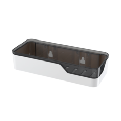 Полка подставка CityFox на липучках для ванной комнаты пластиковая PL-plastic-5247