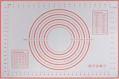 Коврик для выпечки с разметкой. Размер 40х30см VL80-375 No Brand