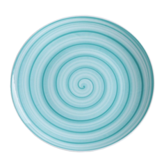 Тарелка мелкая Infinity, d=24 см, цвет бирюзовый Добрушский фарфоровый завод