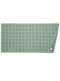 Полотенце банное махровое Хлопковый Край, размер 70x140; Клетка полынь