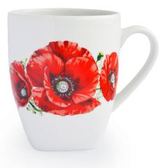 Кружка 210 мл Глория Маки (фарфор) No Brand