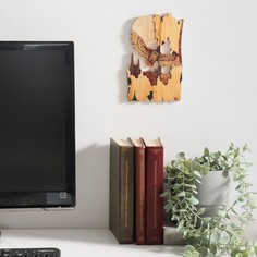Панно интерьерное дерево Летящий филин 12х0,7х19 см No Brand