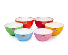 Миска двухцветная "Fresh Line" d225, 3л цветная Flatel