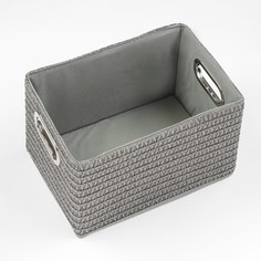 Короб для хранения складной, 310 х 220 х 190 мм, серый No Brand