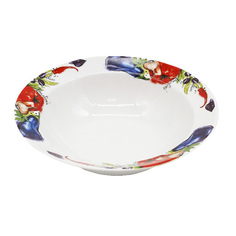 Миска 500 мл Flayel Овощи бортовые фарфор 09208 Flatel