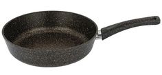 Сковорода универсальная Agness Granite 24 см черный