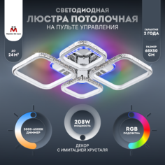 Люстра потолочная светодиодная с пультом Maestro De Luce