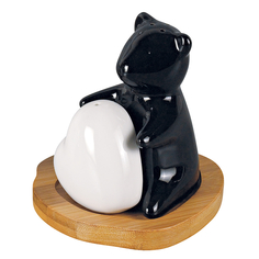 Набор для специй солонка, перечница на подставке Naturel, 10x10см., Nouvelle, 2631066