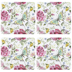 Набор салфеток сервировочныx, плейсматов 4 шт Floristry, 30x28 см, Nouvelle