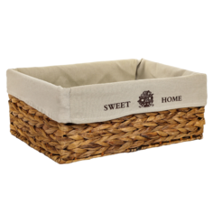 Корзина для круп Tony-bridge коричнево-белая 15 x 36 x 24 см