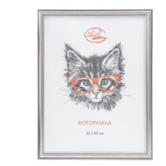 Фоторамка пластик 30х40 см, (пластиковый экран) 20152-70019-30-40 No Brand