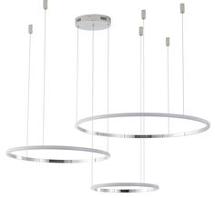 Люстра подвесная светодиодная Zortes Ringolight ZRS.33321.120F LED 120 Вт, хром No Brand