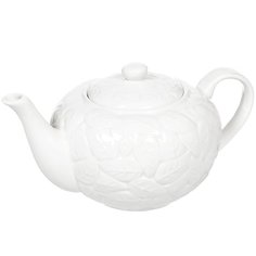 Чайник заварочный керамика, 0.85 л, Листья, Y4-2738 No Brand