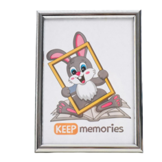Фоторамка пластик 15х21 см 177 серебристый Keep Memories