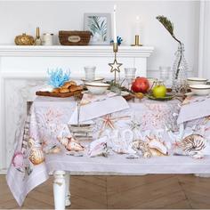 Скатерть Этель «Коралловый риф» 220х145см +/-3см, 100% хл, саржа 190 гр/м2 No Brand