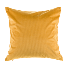 Декоративная подушка Datch 40х40 см, на потайной молнии, цвет желтый Moroshka