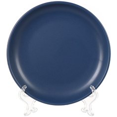 Тарелка десертная, керамика, 18 см, круглая, Сатин, Daniks, HMN220328A-SI/P