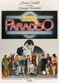 Постер к фильму "Новый кинотеатр «Парадизо»" (Nuovo Cinema Paradiso) Оригинальный 68,6x96, No Brand