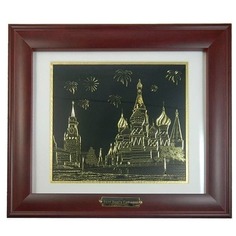 Панно "Собор Василия Блаженного", L30 W3 H21 см 671704 No Brand