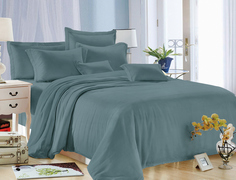 Комплект постельного белья Павлина Luxury 1,5-спальный (M163) Изумруд Pavlina