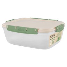 Контейнер пищевой 1.3 л 24х17.5х7 см лен прямоугольный Sugar&Spice Green Republic