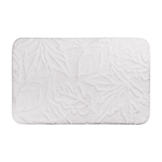 Мягкий коврик Shelest для ванной комнаты 50х80 см., цвет белый Moroshka
