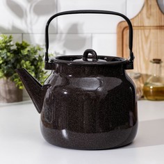 Чайник 3,5 л, без деколи, цвет коричневый No Brand