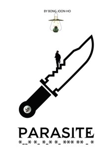 Постер к фильму "Паразиты" (Parasite) 50x70 см No Brand