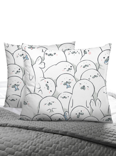 Наволочка Uniqcute Эми 70х70 см поплин 2 шт