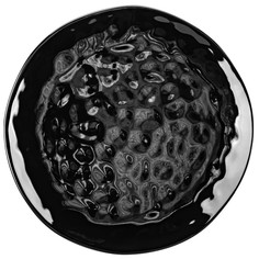 Тарелка для закуски 21х21х17 см Elan Gallery Консонанс черная глянец