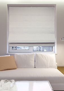 Римская штора "Dumaut" цепочный механизм цвет бежевый 100x160 см Эскар