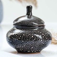 Сахарница "Орнамент " 0,35л мрамор No Brand
