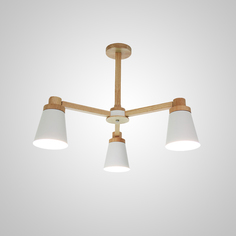 Люстра ImperiumLoft из массива дерева PROP 3 White