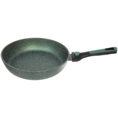 Сковорода BAROLY GREEN 382-438 Д26 см каменная крошка бакелитовая съёмная ручка