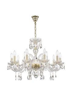 Люстра подвесная хрустальная 118/10/240 G Bohemia Ivele Crystal