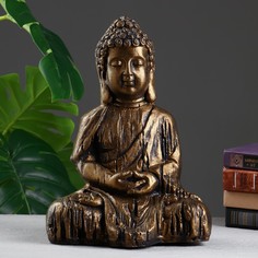 Фигура "Будда молится" бронза, 33х23х18см Хорошие сувениры