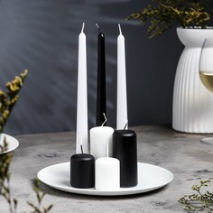 подсвечник чашка 225 белый No Brand