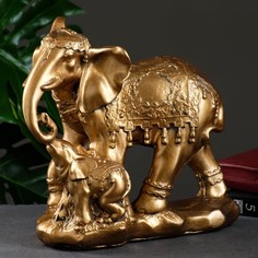Фигура "Слон со слонёнком" 15х27х27см Хорошие сувениры
