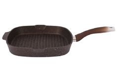 Сковорода, KUKMARA, сгкмки260а квадратная, кофейный мрамор