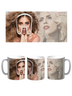 Кружка Каждому Своё Леди Гага, Lady Gaga, Певица 330 мл